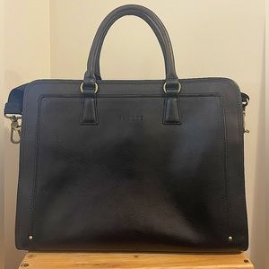 Banuce Black Leather Women’s Briefcase/Bag